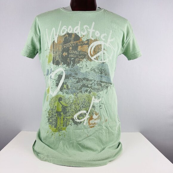 Woodstock Other - Woodstock Peace - Love - Music Small T-Shirt Shirt (See Measurements)